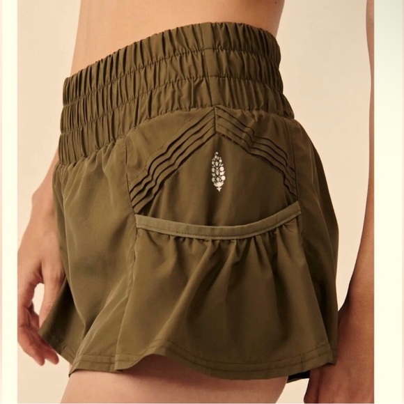 Free People Get Your Flirt On Flare Shorts - Picture 2 of 3